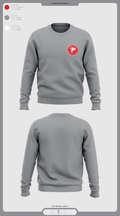 Constantine High School Cross Country 28669169 Crew Neck Sweatshirt - 5
