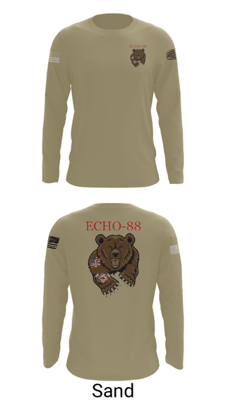 Long Sleeve Performance Shirt, ECHO-88, , Teamtime, Team time, sublimation, custom sports apparel, team uniforms, spirit wear, spiritwear, sports uniforms, custom shirts, team store, custom team store, fundraiser sports, apparel fundraiser