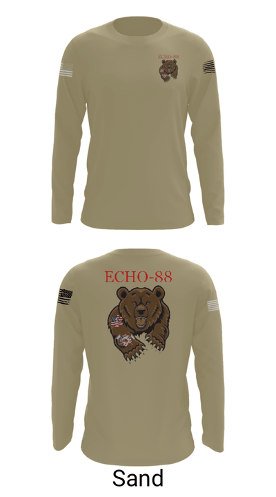 ECHO-88 83597069 Long Sleeve Performance Shirt - 86