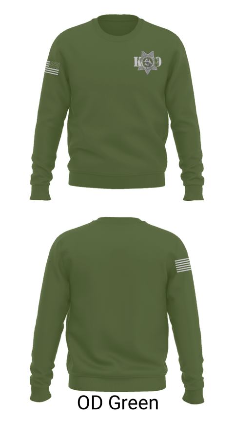 Crew Neck Sweatshirt, Fresno Police Department K9 Unit, Police, Teamtime, Team time, sublimation, custom sports apparel, team uniforms, spirit wear, spiritwear, sports uniforms, custom shirts, team store, custom team store, fundraiser sports, apparel fundraiser