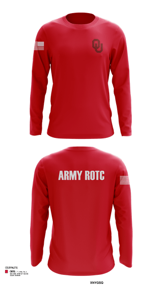 Long Sleeve Performance Shirt, OU Army ROTC, Army, Teamtime, Team time, sublimation, custom sports apparel, team uniforms, spirit wear, spiritwear, sports uniforms, custom shirts, team store, custom team store, fundraiser sports, apparel fundraiser