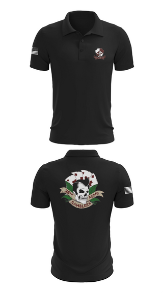 Short Sleeve Performance Polo, Gamblers, Army, Teamtime, Team time, sublimation, custom sports apparel, team uniforms, spirit wear, spiritwear, sports uniforms, custom shirts, team store, custom team store, fundraiser sports, apparel fundraiser