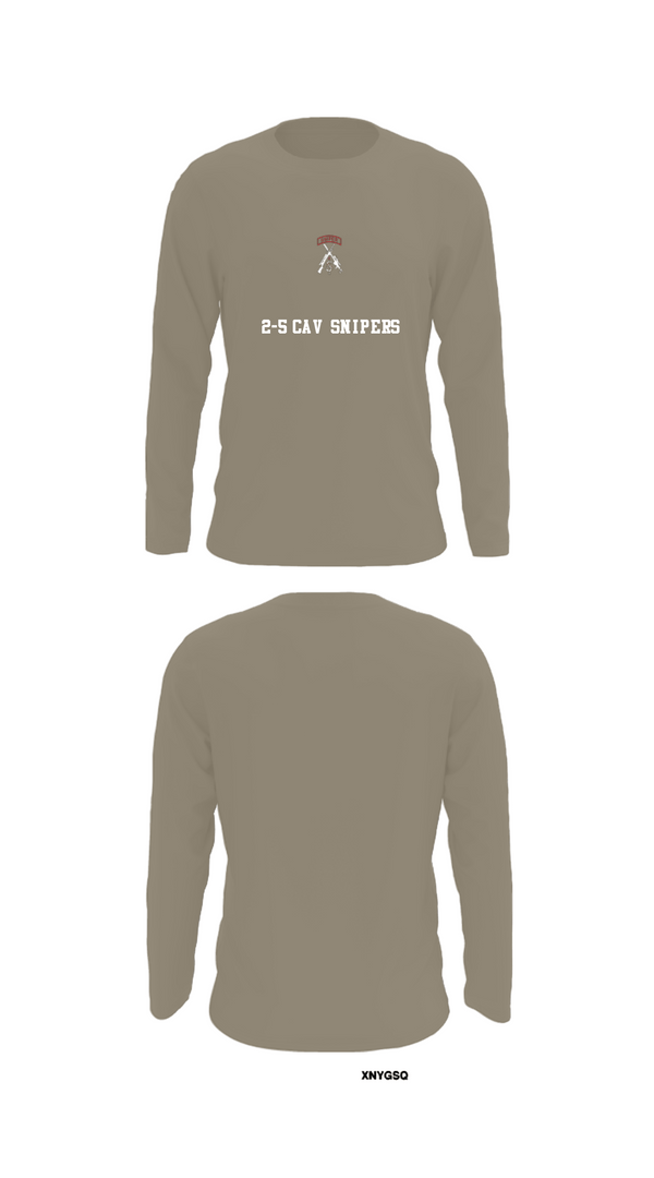 Long Sleeve Performance Shirt, 2-5 CAV Snipers, Army, Teamtime, Team time, sublimation, custom sports apparel, team uniforms, spirit wear, spiritwear, sports uniforms, custom shirts, team store, custom team store, fundraiser sports, apparel fundraiser