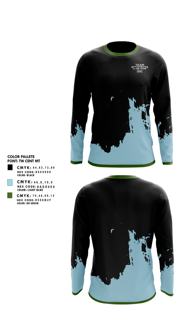 Long Sleeve Performance Shirt, Lone Star Disc, Golf, Teamtime, Team time, sublimation, custom sports apparel, team uniforms, spirit wear, spiritwear, sports uniforms, custom shirts, team store, custom team store, fundraiser sports, apparel fundraiser