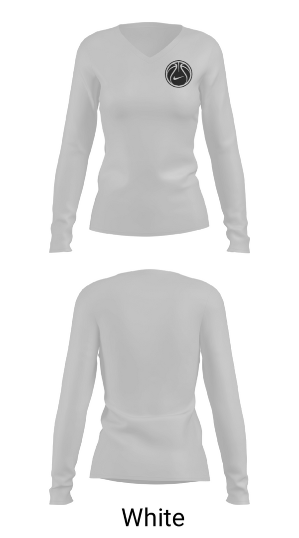 Women's Long Sleeve Vneck Shirt, Miraj, Men's Basketball, Teamtime, Team time, sublimation, custom sports apparel, team uniforms, spirit wear, spiritwear, sports uniforms, custom shirts, team store, custom team store, fundraiser sports, apparel fundraiser