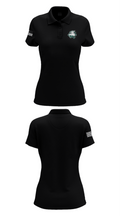 Edmond Santa Fe High School Football 10022708 Women's Short Sleeve Performance Polo  - 36