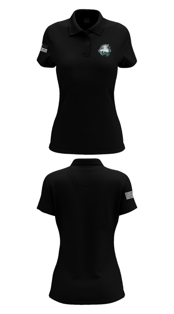 Womens Short Sleeve Performance Polo, Edmond Santa Fe High School Football, Football, Teamtime, Team time, sublimation, custom sports apparel, team uniforms, spirit wear, spiritwear, sports uniforms, custom shirts, team store, custom team store, fundraiser sports, apparel fundraiser