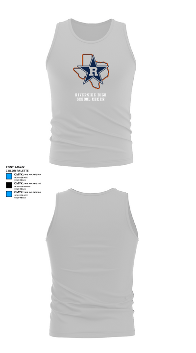 Riverside High School Cheer 22788158 Tank Top - 13