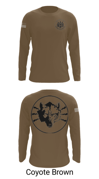 Long Sleeve Performance Shirt, Wolves, Bravo, 305th MI, Army, Teamtime, Team time, sublimation, custom sports apparel, team uniforms, spirit wear, spiritwear, sports uniforms, custom shirts, team store, custom team store, fundraiser sports, apparel fundraiser