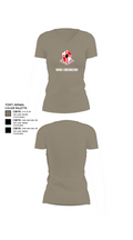 92nd Engineers 80974269 Women's Short Sleeve V-neck Shirt - 64