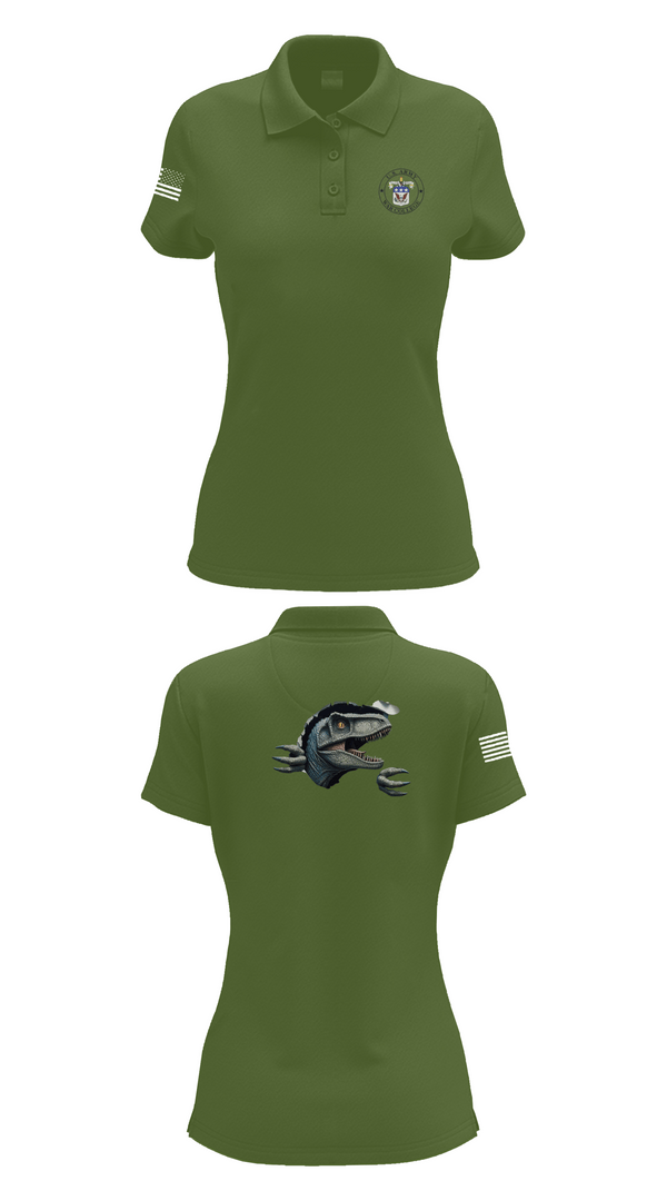 Womens Short Sleeve Performance Polo, Seminar 3, Army, Teamtime, Team time, sublimation, custom sports apparel, team uniforms, spirit wear, spiritwear, sports uniforms, custom shirts, team store, custom team store, fundraiser sports, apparel fundraiser