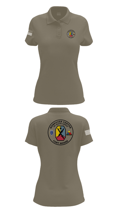 Fort moore 23614259 Women's Short Sleeve Performance Polo  - 75