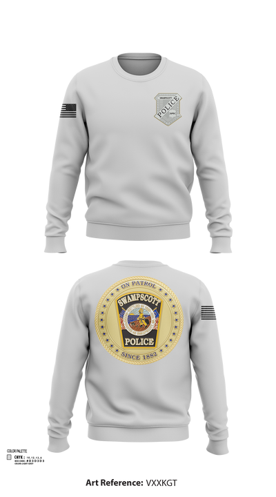 Swampscott Police 55581807 Crew Neck Sweatshirt - 119