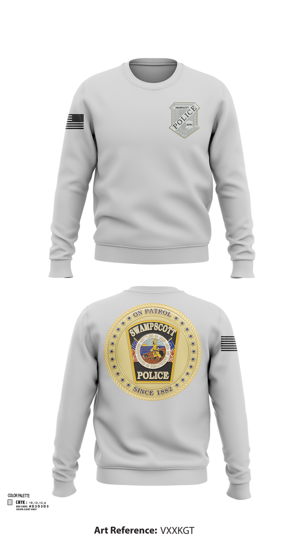 Crew Neck Sweatshirt, Swampscott Police, Police, Teamtime, Team time, sublimation, custom sports apparel, team uniforms, spirit wear, spiritwear, sports uniforms, custom shirts, team store, custom team store, fundraiser sports, apparel fundraiser