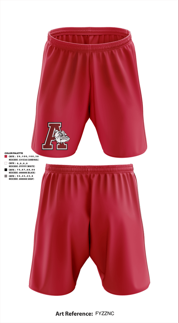 Athletic Shorts With Pockets, Anniston High School, Spirit Store, Teamtime, Team time, sublimation, custom sports apparel, team uniforms, spirit wear, spiritwear, sports uniforms, custom shirts, team store, custom team store, fundraiser sports, apparel fundraiser