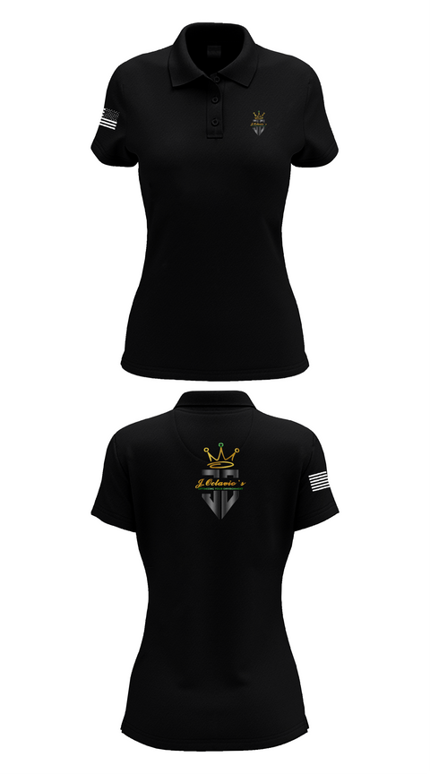 Womens Short Sleeve Performance Polo, J Octavio’s, , Teamtime, Team time, sublimation, custom sports apparel, team uniforms, spirit wear, spiritwear, sports uniforms, custom shirts, team store, custom team store, fundraiser sports, apparel fundraiser