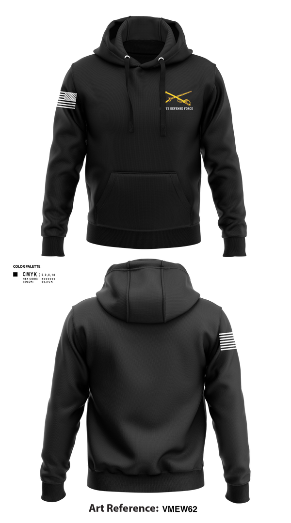 Hoodie, State Defense Force, Army, Teamtime, Team time, sublimation, custom sports apparel, team uniforms, spirit wear, spiritwear, sports uniforms, custom shirts, team store, custom team store, fundraiser sports, apparel fundraiser