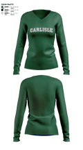 carlisle softball 69493707 Women's Long Sleeve V-neck Shirt - 11