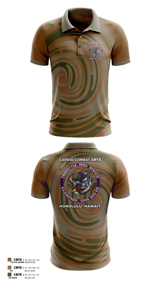 Short Sleeve Performance Polo, Honolulu Bohemian, , Teamtime, Team time, sublimation, custom sports apparel, team uniforms, spirit wear, spiritwear, sports uniforms, custom shirts, team store, custom team store, fundraiser sports, apparel fundraiser