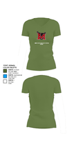 Moore Catholic High School Soccer 26340317 Women's Short Sleeve V-neck Shirt - 14