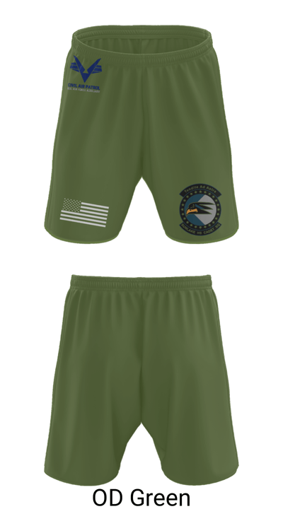 Sunlake High School Cadet Squadron 6161246 Athletic Shorts With Pockets - 49