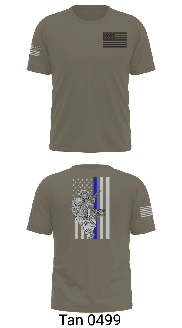 Old School Cotton Feel Shirt, 904th MP Det Military Working Dog, Army, Teamtime, Team time, sublimation, custom sports apparel, team uniforms, spirit wear, spiritwear, sports uniforms, custom shirts, team store, custom team store, fundraiser sports, apparel fundraiser