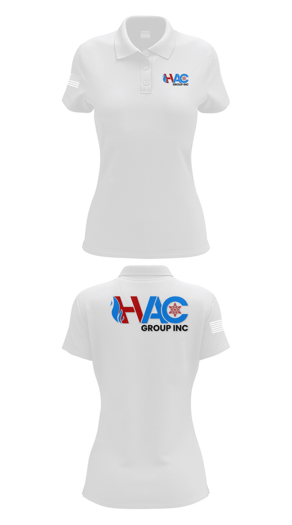 Womens Short Sleeve Performance Polo, HVAC group Inc, , Teamtime, Team time, sublimation, custom sports apparel, team uniforms, spirit wear, spiritwear, sports uniforms, custom shirts, team store, custom team store, fundraiser sports, apparel fundraiser