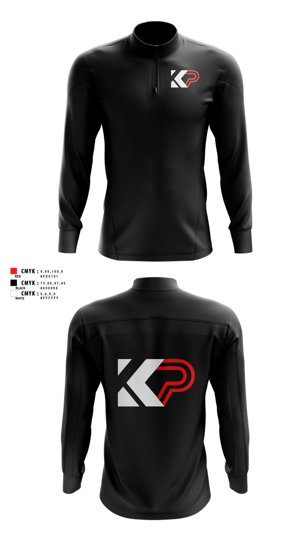 Quarter Zip Jacket, KP Designs, , Teamtime, Team time, sublimation, custom sports apparel, team uniforms, spirit wear, spiritwear, sports uniforms, custom shirts, team store, custom team store, fundraiser sports, apparel fundraiser