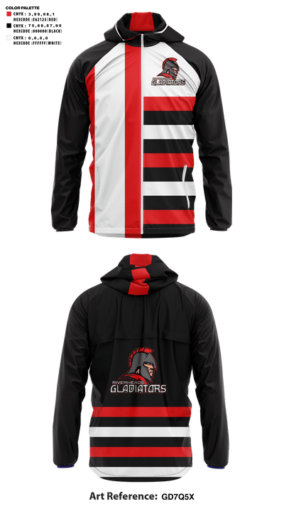 Riverheads High School Football 30004967 Windbreaker - 41