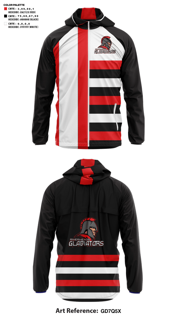 Windbreaker, Riverheads High School Football, Football, Teamtime, Team time, sublimation, custom sports apparel, team uniforms, spirit wear, spiritwear, sports uniforms, custom shirts, team store, custom team store, fundraiser sports, apparel fundraiser