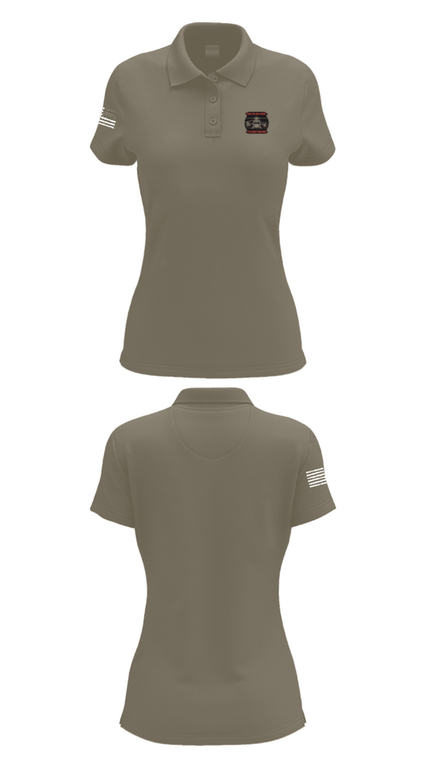 Women's Short Sleeve Performance Polo, 24-922, Army, Teamtime, Team time, sublimation, custom sports apparel, team uniforms, spirit wear, spiritwear, sports uniforms, custom shirts, team store, custom team store, fundraiser sports, apparel fundraiser