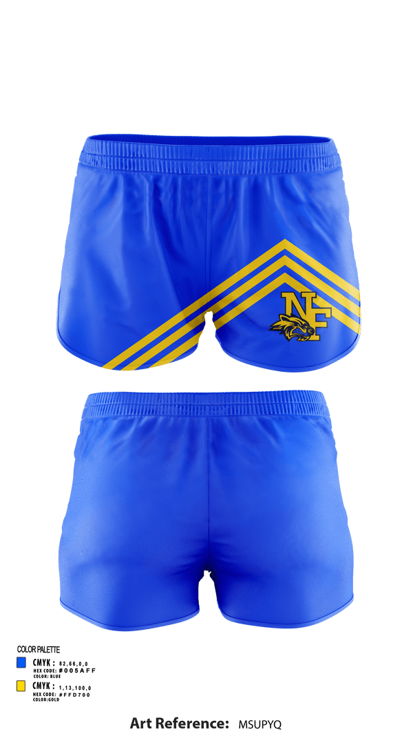 Womens Shorts, Niagara Falls High School Cheer, Cheer, Teamtime, Team time, sublimation, custom sports apparel, team uniforms, spirit wear, spiritwear, sports uniforms, custom shirts, team store, custom team store, fundraiser sports, apparel fundraiser