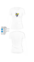 Hillsdale High School Cheer 6218082 Women's Short Sleeve V-neck Shirt - 18