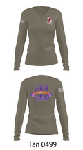 92nd Engineers 80974269 Women's Long Sleeve V-neck Shirt - 77