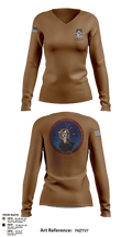 24th MDSB 11455369 Women's Long Sleeve V-neck Shirt - 108
