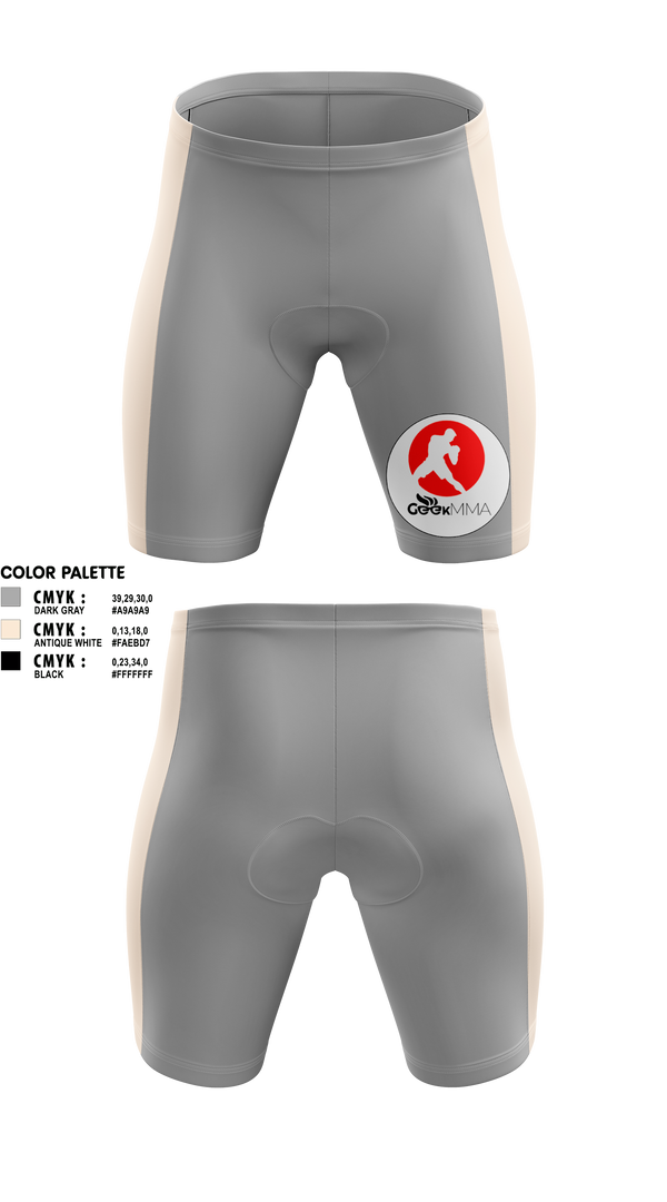 Mens Compression Shorts, Geek MMA, Wrestling, Teamtime, Team time, sublimation, custom sports apparel, team uniforms, spirit wear, spiritwear, sports uniforms, custom shirts, team store, custom team store, fundraiser sports, apparel fundraiser