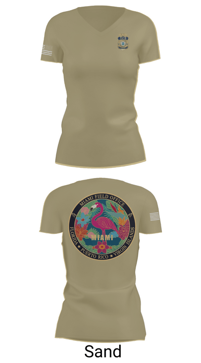 Criminal Apprehension Program 50109474 Women's Short Sleeve V-neck Shirt - 84