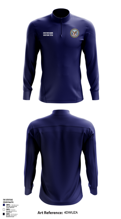 Veterans Affairs IT Quarter Zip Jacket - 2