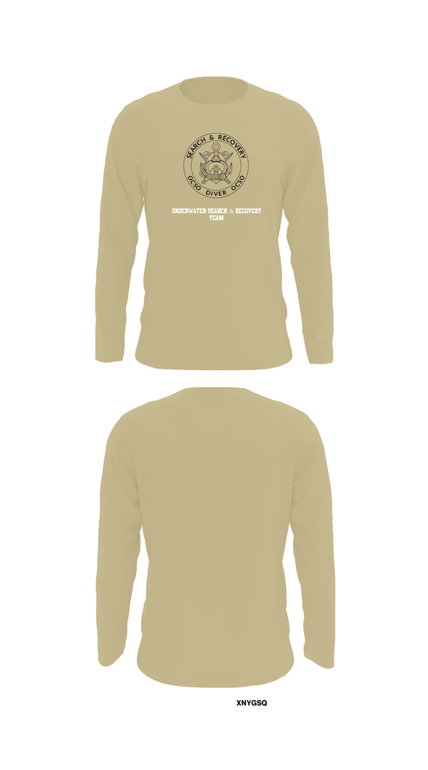 Long Sleeve Performance Shirt, Underwater Search & Recovery Team, Police, Teamtime, Team time, sublimation, custom sports apparel, team uniforms, spirit wear, spiritwear, sports uniforms, custom shirts, team store, custom team store, fundraiser sports, apparel fundraiser