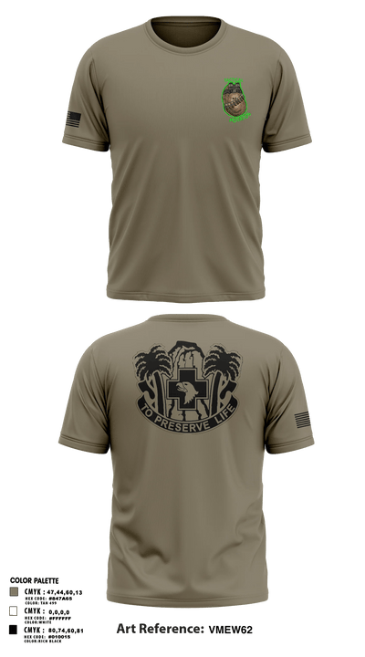 531st Hospital Center 19042289 Short Sleeve Performance Shirt - 9