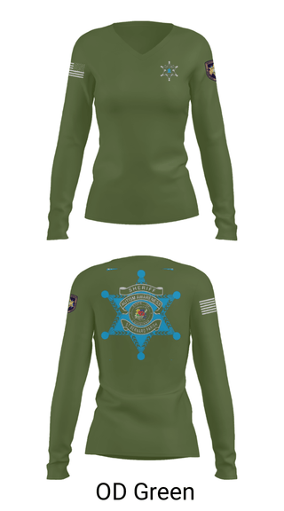 Women's Long Sleeve Vneck Shirt, C.I.B., Police, Teamtime, Team time, sublimation, custom sports apparel, team uniforms, spirit wear, spiritwear, sports uniforms, custom shirts, team store, custom team store, fundraiser sports, apparel fundraiser