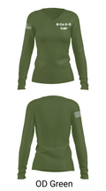 B Co 2-5 CAV 9491805 Women's Long Sleeve V-neck Shirt - 57