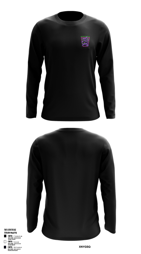Long Sleeve Performance Shirt, HHD HYDRAHHD HYDRA, 502nd IEW BN, Men's Soccer, Teamtime, Team time, sublimation, custom sports apparel, team uniforms, spirit wear, spiritwear, sports uniforms, custom shirts, team store, custom team store, fundraiser sports, apparel fundraiser