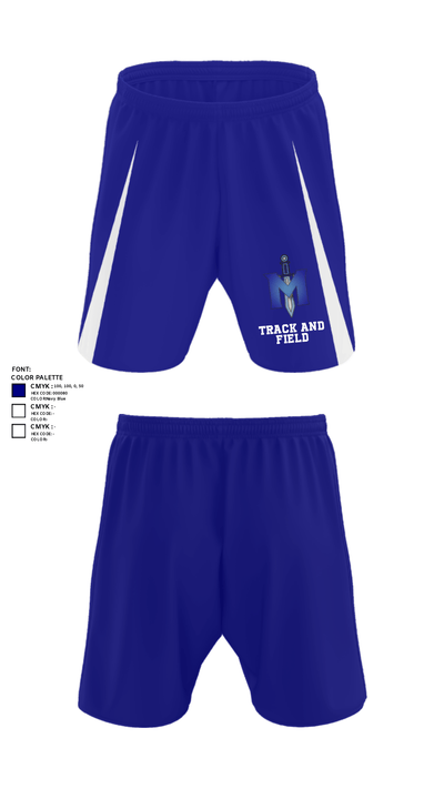 iMater Knights 12068030 Athletic Shorts With Pockets - 35