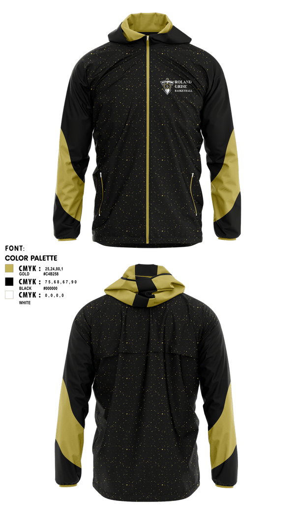 Windbreaker, Roland Grise Athletics, Spirit Store, Teamtime, Team time, sublimation, custom sports apparel, team uniforms, spirit wear, spiritwear, sports uniforms, custom shirts, team store, custom team store, fundraiser sports, apparel fundraiser