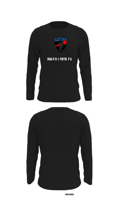 Bravo 1/78th FA 82804749 Long Sleeve Performance Shirt - 32