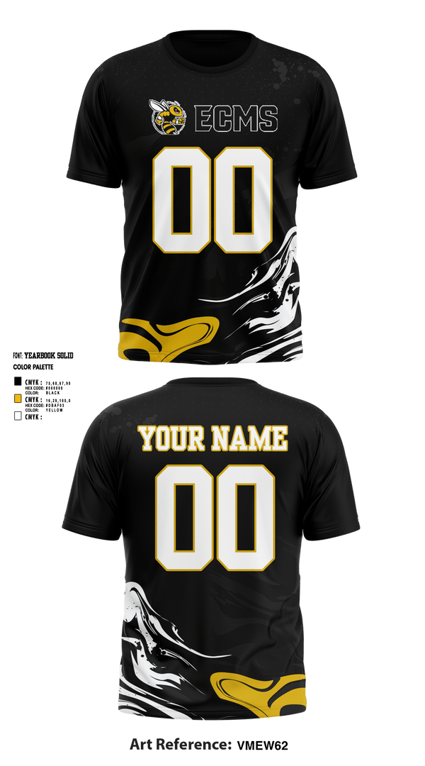 Short Sleeve Performance Shirt, Elizabeth City Middle School Football, Football, Teamtime, Team time, sublimation, custom sports apparel, team uniforms, spirit wear, spiritwear, sports uniforms, custom shirts, team store, custom team store, fundraiser sports, apparel fundraiser