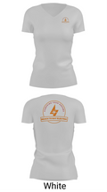 Beach to Bay Electric 35159163 Women's Short Sleeve V-neck Shirt - 19