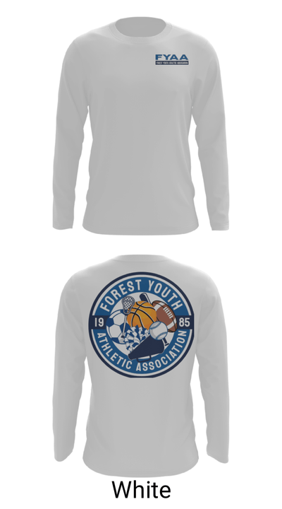 Forest Youth Athletic Association Football 51190604 Long Sleeve Performance Shirt - 7