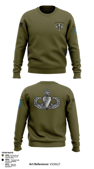 Crew Neck Sweatshirt, Army Paratroopers Brand, , Teamtime, Team time, sublimation, custom sports apparel, team uniforms, spirit wear, spiritwear, sports uniforms, custom shirts, team store, custom team store, fundraiser sports, apparel fundraiser